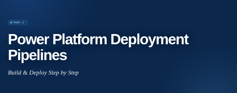 Power Platform Deployment Pipelines – Part 2: Build & Deploy Step by Step