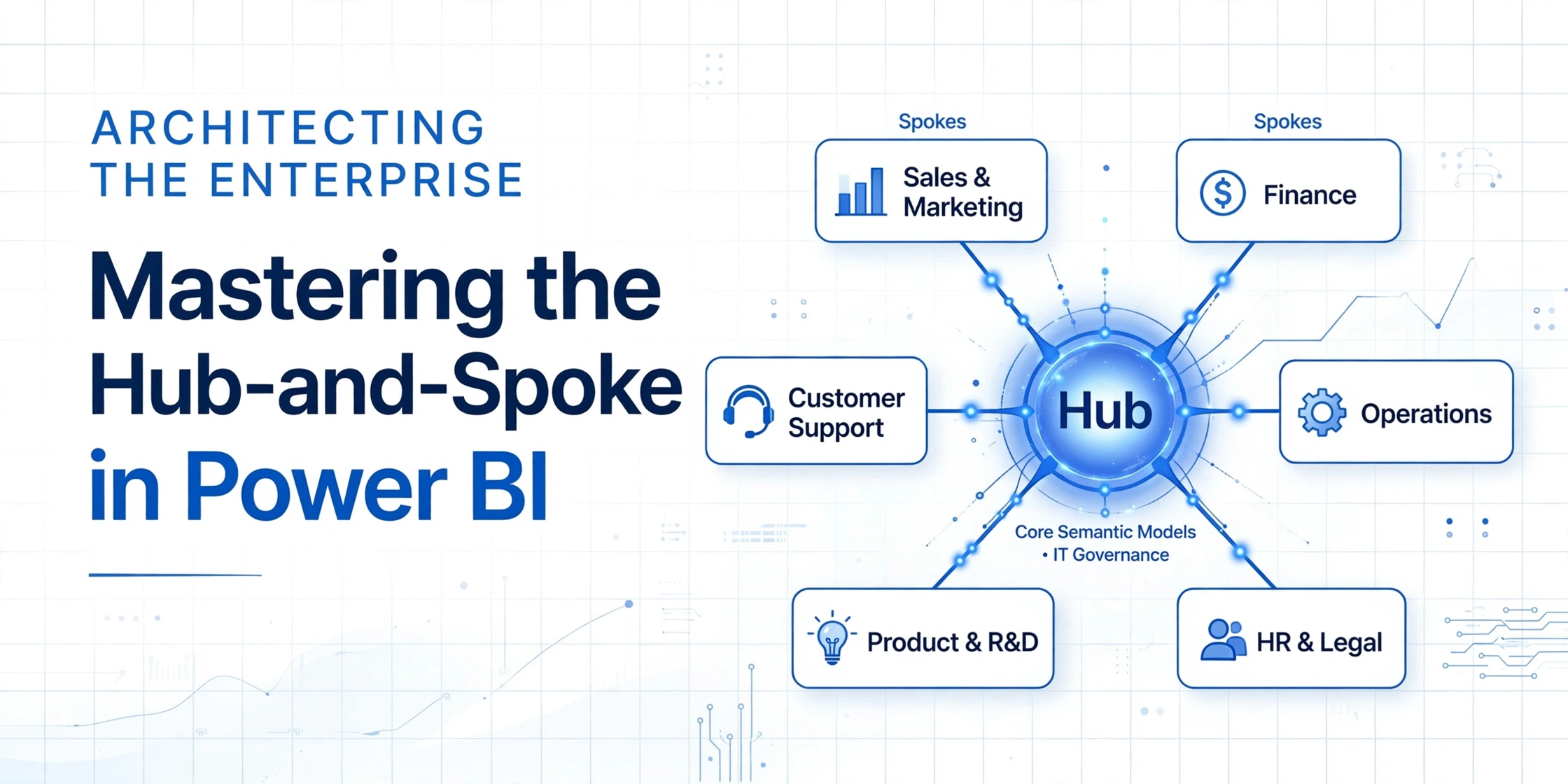 Architecting the Enterprise: Mastering the Hub-and-Spoke Model in Power BI